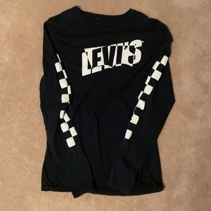 Levi’s Long Sleeve Black and White T-shirt